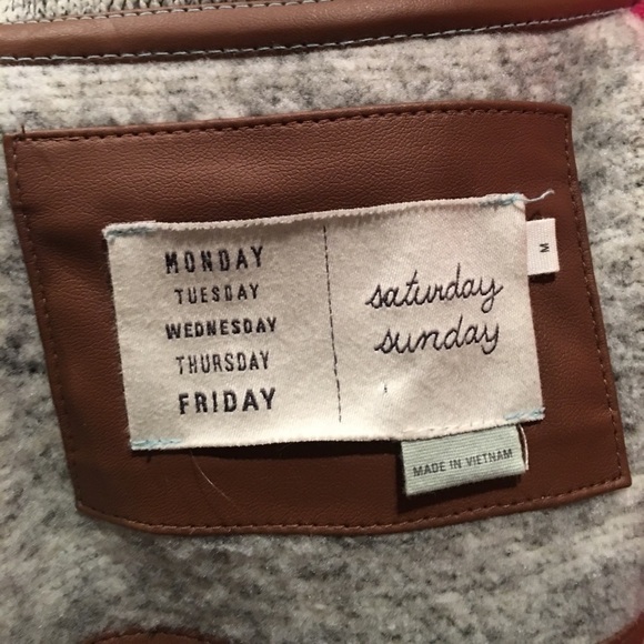 Saturday/Sunday Moelleux Collared Jacket in Grey M - Picture 8 of 8